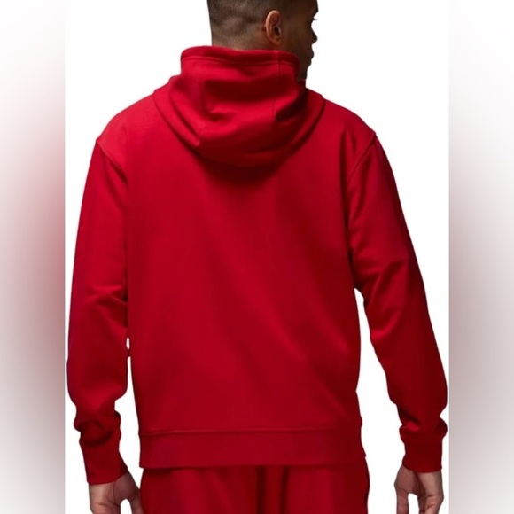 Jordan Sport Crossover Men's Dri-FIT Fleece Pullover Hoodie Gym Red Size Small - Picture 2 of 11
